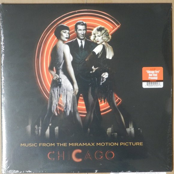 Chicago Soundtrack 2-LP ~ Ltd Ed Colored Vinyl (Red w/Yellow Streaks) ~ Sealed! - Picture 2 of 3